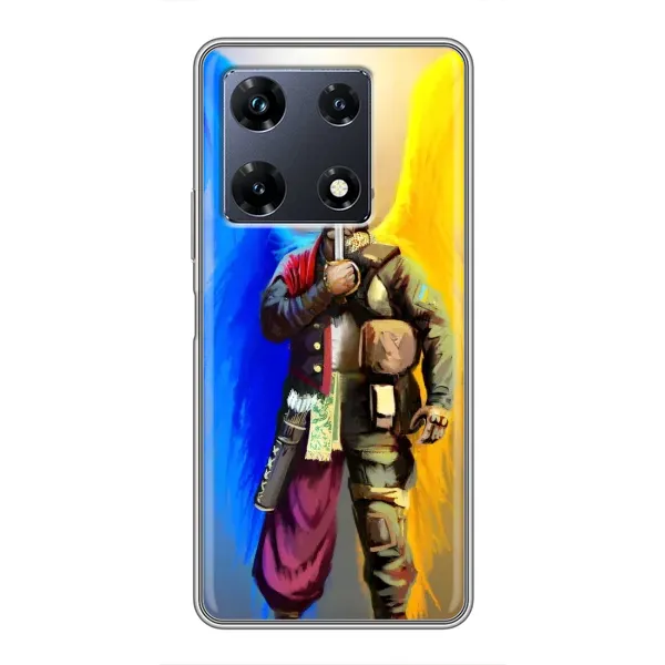 Чехол с рисунком «Козак с крыльями» для Infinix Note 30 Pro Чехол с рисунком «Козак с крыльями» для Infinix Note 30 Pro