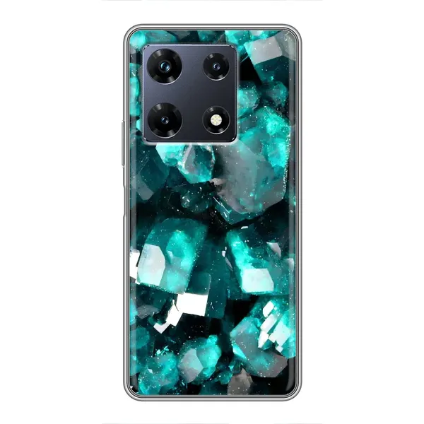 Чехол с рисунком «Кристалы» для Infinix Note 30 Pro Чехол с рисунком «Кристалы» для Infinix Note 30 Pro