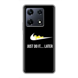 Силіконовый Чохол на Infinix Note 30 Pro з картинкою НАЙК (Later)