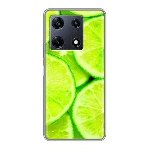 Чохол з зображенням смачної їжі для Infinix Note 30 Pro (Лайм)