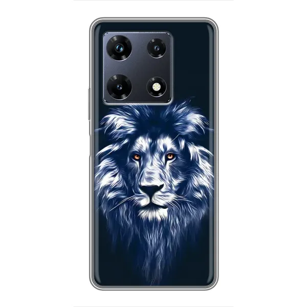 Чехол с рисунком «Лев - синий» для Infinix Note 30 Pro Чехол с рисунком «Лев - синий» для Infinix Note 30 Pro