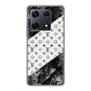 Чохол Стиль Louis Vuitton на Infinix Note 30 Pro (LV на білому)