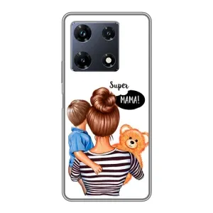 Чехлы для МАМЫ на Infinix Note 30 Pro (Мама и сын)