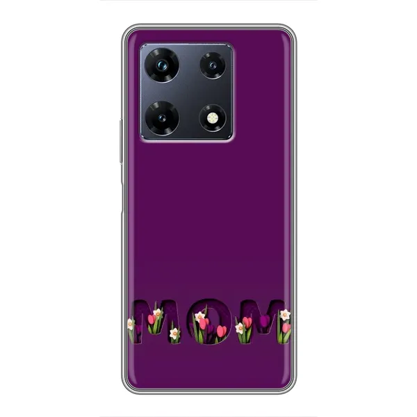 Чохол з малюнком «Мама з квітами» для Infinix Note 30 Pro Чохол з малюнком «Мама з квітами» для Infinix Note 30 Pro