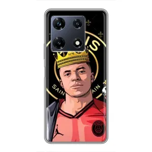 Чехол (TPU) с Футболистом на Infinix Note 30 Pro (Mbappe King)