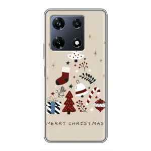 Чохол Санта Клаус для Infinix Note 30 Pro (Merry Christmas)