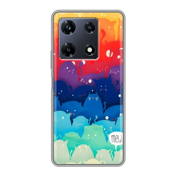 Чехол с рисунком «Mew» для Infinix Note 30 Pro