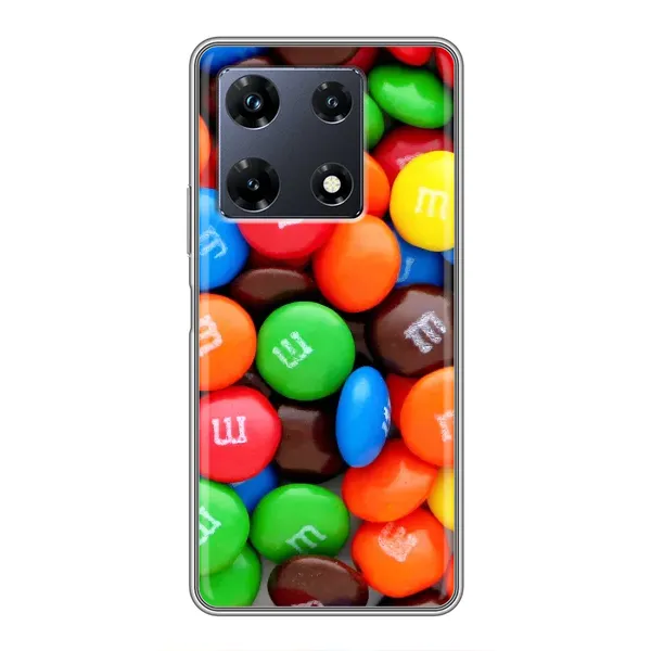 Чехол с рисунком «Разноцветные M&M'S» для Infinix Note 30 Pro Чехол с рисунком «Разноцветные M&M'S» для Infinix Note 30 Pro