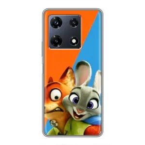 Чохли ЗООТРОПОЛІС для Infinix Note 30 Pro (Нік і Хопс)