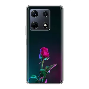 Чохли з принтом Троянд для Infinix Note 30 Pro (Нічна троянда)