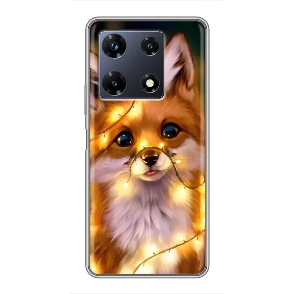 Чехол с рисунком «Новогодний лисенок» для Infinix Note 30 Pro Чехол с рисунком «Новогодний лисенок» для Infinix Note 30 Pro