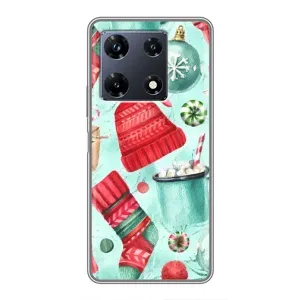 Чохол Санта Клаус для Infinix Note 30 Pro (Одяг)