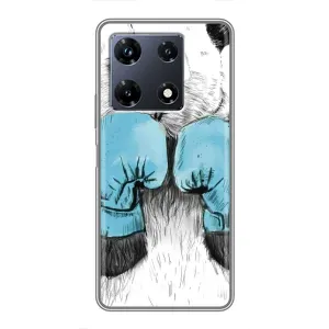 Чехлы с Пандами на Infinix Note 30 Pro (Панда боксер)