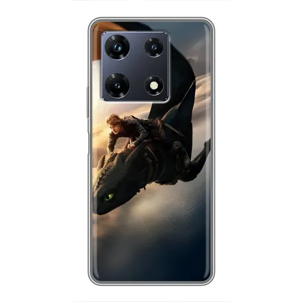 Чехол с рисунком «Полет Беззубика» для Infinix Note 30 Pro Чехол с рисунком «Полет Беззубика» для Infinix Note 30 Pro