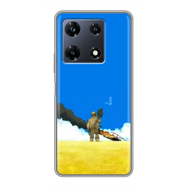 Чехол с рисунком «Попадание» для Infinix Note 30 Pro Чехол с рисунком «Попадание» для Infinix Note 30 Pro