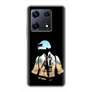 Чохол з картинкою "Герой Pubg" на Infinix Note 30 Pro (Пубг мен)