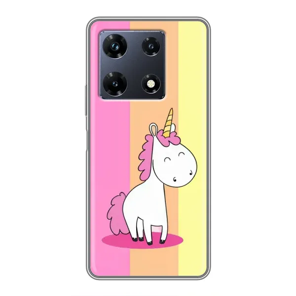 Чехол с рисунком «Радужный Единорог» для Infinix Note 30 Pro Чехол с рисунком «Радужный Единорог» для Infinix Note 30 Pro