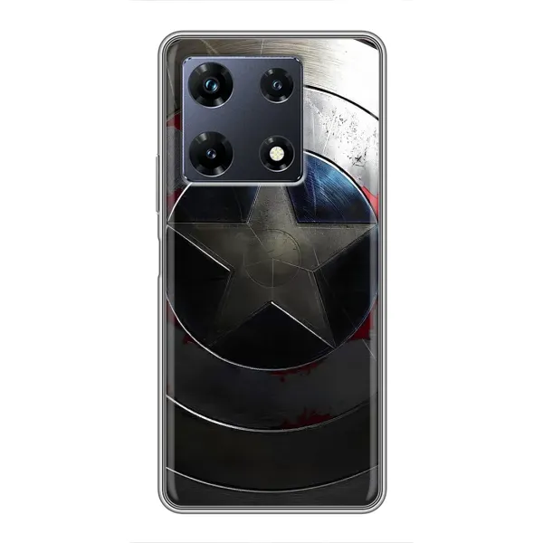 Чехол с рисунком «Ретро Щит Капитана» для Infinix Note 30 Pro Чехол с рисунком «Ретро Щит Капитана» для Infinix Note 30 Pro
