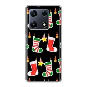 Силіконовий бампер на різдво для Infinix Note 30 Pro (Різдвяні подарунки)