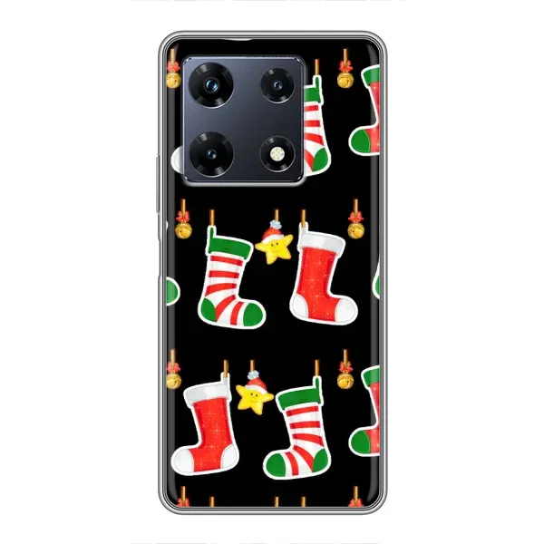 Чехол с рисунком «Рождественские подарки» для Infinix Note 30 Pro Чехол с рисунком «Рождественские подарки» для Infinix Note 30 Pro