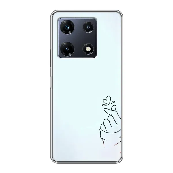 Чехол с рисунком «Сердце на голубом» для Infinix Note 30 Pro Чехол с рисунком «Сердце на голубом» для Infinix Note 30 Pro