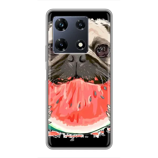 Чехол с рисунком «Смешной Мопс» для Infinix Note 30 Pro Чехол с рисунком «Смешной Мопс» для Infinix Note 30 Pro