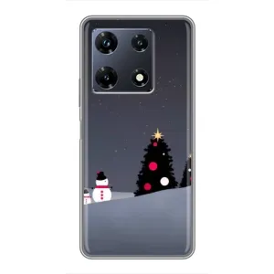 Чохли на Новий Рік Infinix Note 30 Pro (Сніговички)