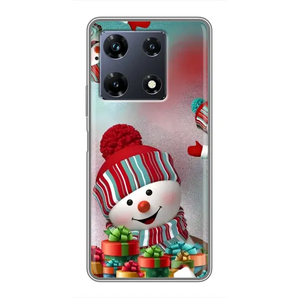 Чехол с рисунком «Снеговик в шапке» для Infinix Note 30 Pro Чехол с рисунком «Снеговик в шапке» для Infinix Note 30 Pro
