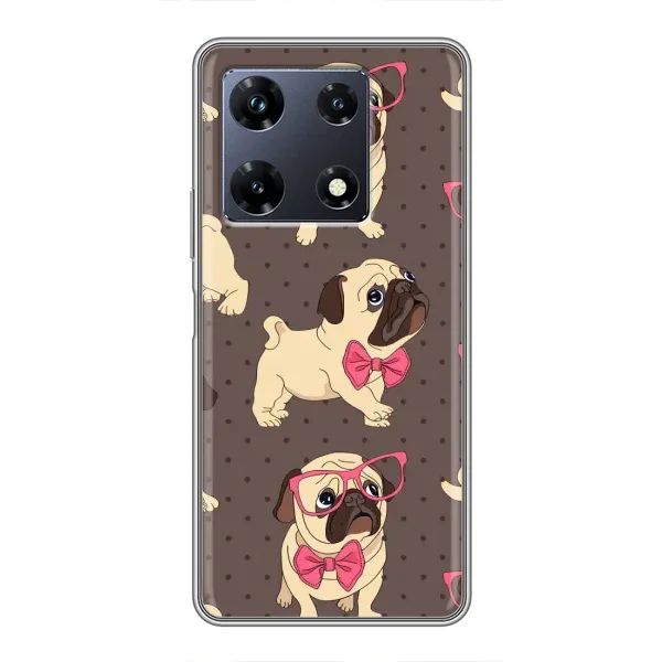 Чехол с рисунком «Собачки Мопсики» для Infinix Note 30 Pro Чехол с рисунком «Собачки Мопсики» для Infinix Note 30 Pro