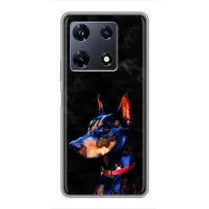 Бампер для Infinix Note 30 Pro с картинкой "Песики" (Собака Мопс)