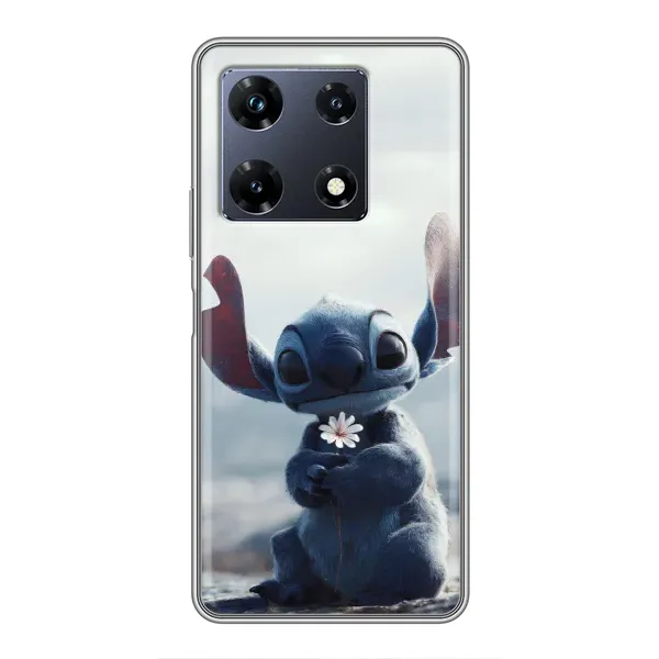Чехол с рисунком «Стич с цветочком» для Infinix Note 30 Pro Чехол с рисунком «Стич с цветочком» для Infinix Note 30 Pro