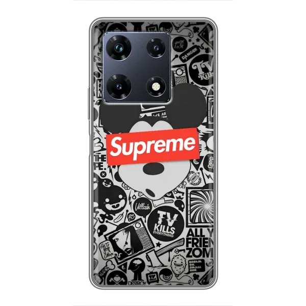 Чехол с рисунком «Supreme Маус» для Infinix Note 30 Pro Чехол с рисунком «Supreme Маус» для Infinix Note 30 Pro