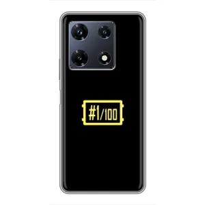 Чохол (TPU) з картинкою "Лого Пабг" на Інфінікс Нот 30 про (ТОП 1)