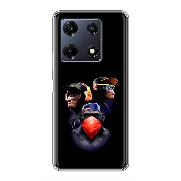 Чехол с рисунком «Три обезьяны» для Infinix Note 30 Pro Чехол с рисунком «Три обезьяны» для Infinix Note 30 Pro