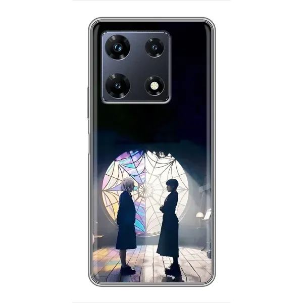 Чехол с рисунком «Уэнсдей и Энди» для Infinix Note 30 Pro Чехол с рисунком «Уэнсдей и Энди» для Infinix Note 30 Pro