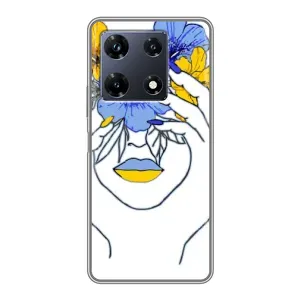 Чехол на Infinix Note 30 Pro Украинский дизайн (Украинка на всю голову)
