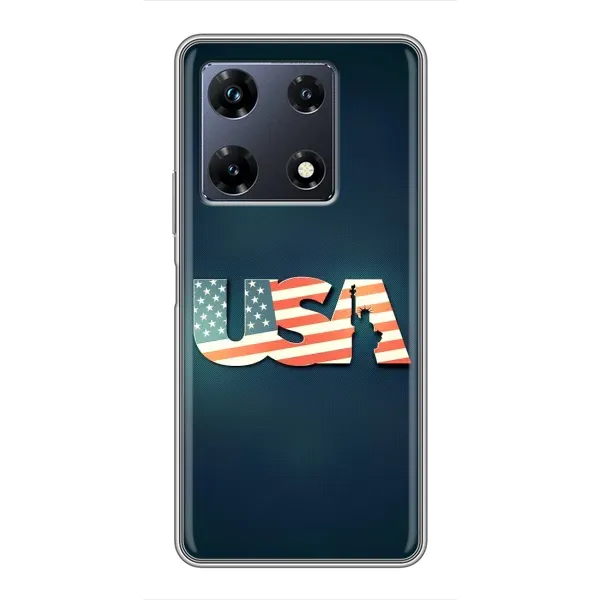 Чехол с рисунком «USA» для Infinix Note 30 Pro Чехол с рисунком «USA» для Infinix Note 30 Pro