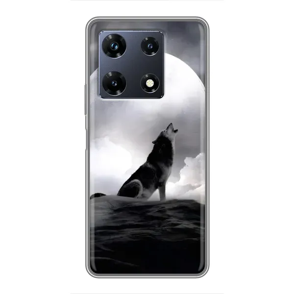 Чехол с рисунком «Волк и луна» для Infinix Note 30 Pro Чехол с рисунком «Волк и луна» для Infinix Note 30 Pro