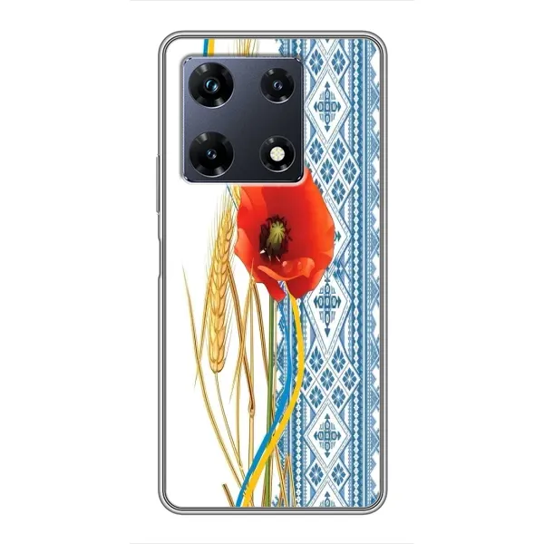 Чехол с рисунком «Вышиванка с цветком» для Infinix Note 30 Pro Чехол с рисунком «Вышиванка с цветком» для Infinix Note 30 Pro