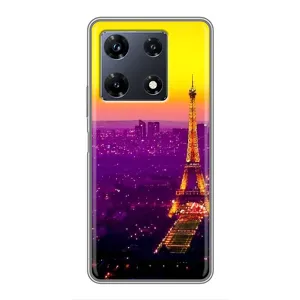 Чехол с Эйфелевой башней на Infinix Note 30 Pro (Яркая башня)
