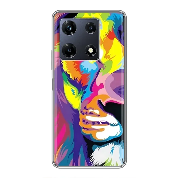 Чехол с рисунком «Яркий Лев» для Infinix Note 30 Pro Чехол с рисунком «Яркий Лев» для Infinix Note 30 Pro