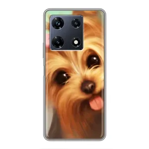 Чехол (ТПУ) Милые собачки для Infinix Note 30 Pro (Йоршенский терьер)
