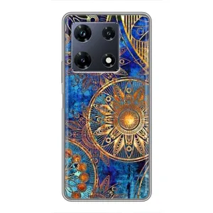 Чехлы со смыслом для Infinix Note 30 Pro (Золотые узоры)