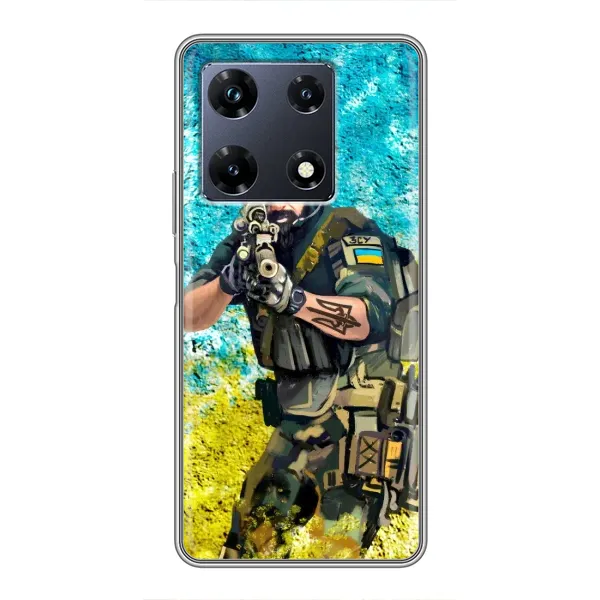 Чехол с рисунком «ЗСУ Воин» для Infinix Note 30 Pro Чехол с рисунком «ЗСУ Воин» для Infinix Note 30 Pro