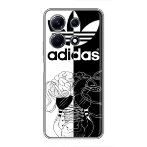Чохол с стилі "Адідас" для Інфінікс Нот 30 (Adidas шнурки)