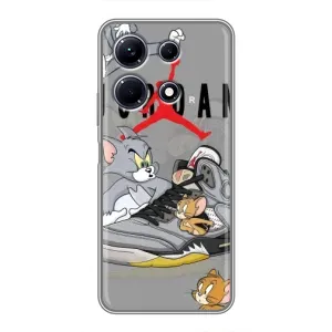 Силиконовый Чехол Nike Air Jordan на Инфиникс Нот 30 (Air Jordan)