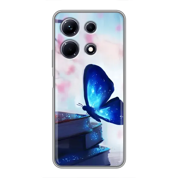Чехол с рисунком «Бабочка синяя» для Infinix Note 30 Чехол с рисунком «Бабочка синяя» для Infinix Note 30