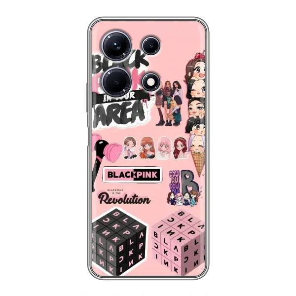 Чехол с рисунком «BLACK PINK коллаж» для Infinix Note 30 Чехол с рисунком «BLACK PINK коллаж» для Infinix Note 30