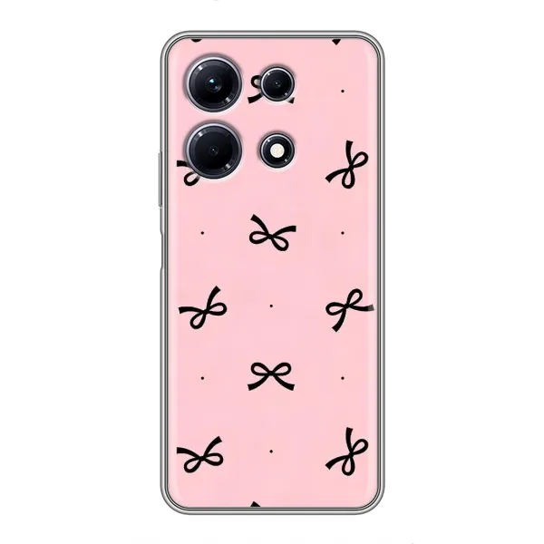 Чехол с рисунком «Черные бантики» для Infinix Note 30 Чехол с рисунком «Черные бантики» для Infinix Note 30