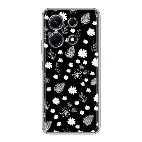 Чехол с рисунком «цветение на чорном» для Infinix Note 30 Чехол с рисунком «цветение на чорном» для Infinix Note 30
